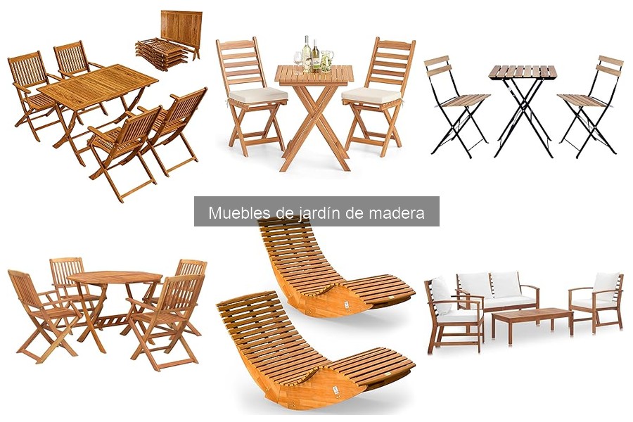 Cómo instalar muebles de jardín de madera fácilmente