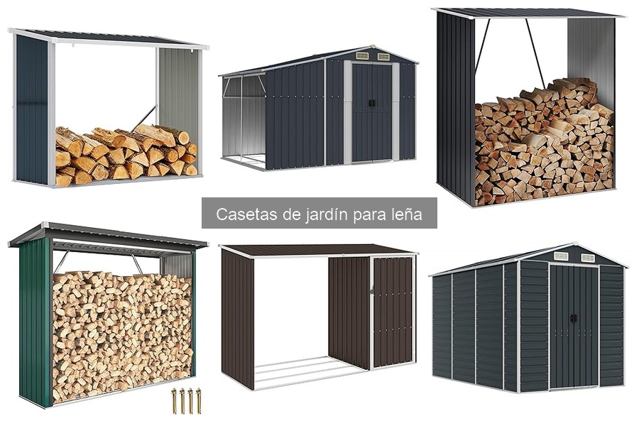 Cómo instalar una caseta de jardín para leña paso a paso