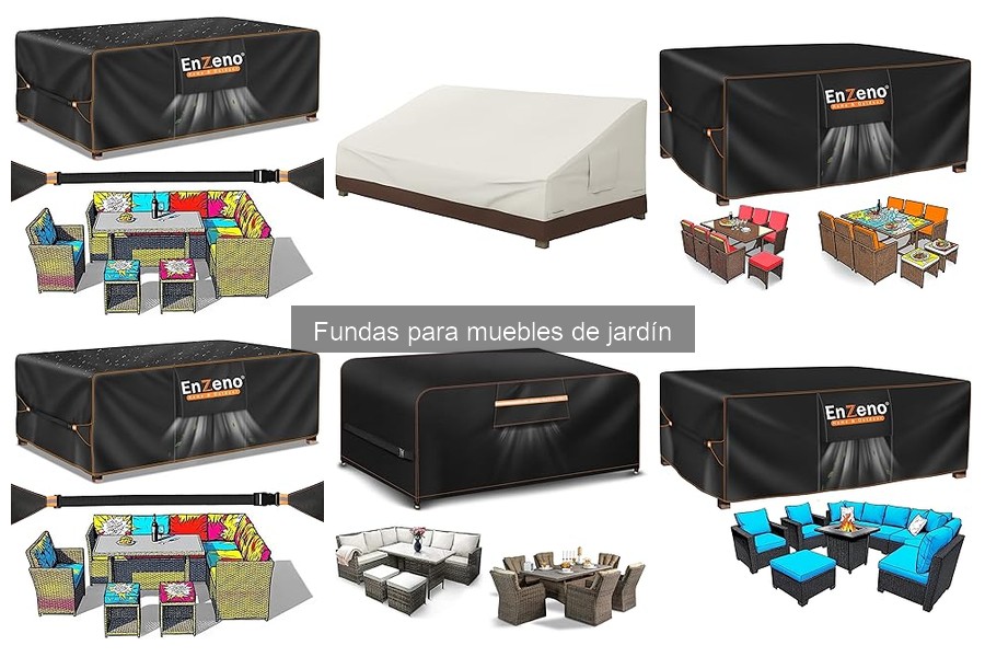 Cómo instalar una funda para muebles de jardín correctamente