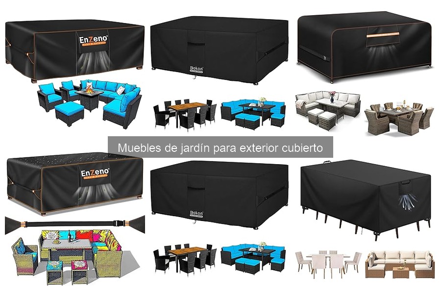 Cómo Mantener Muebles de Jardín Cubiertos para Exterior
