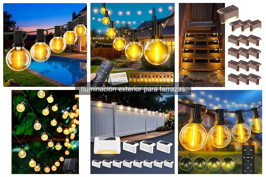 Cómo mantener y limpiar la iluminación exterior de la terraza