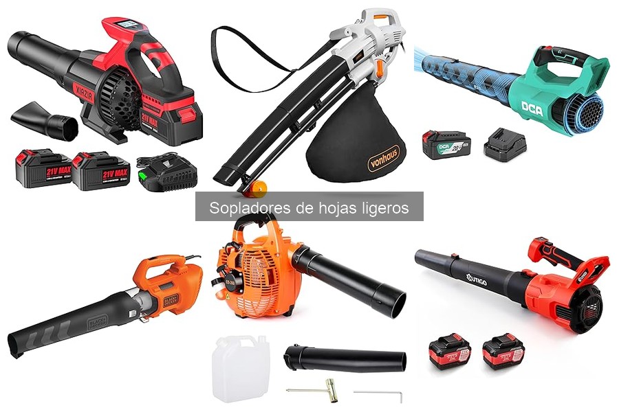 Cómo usar un soplador de hojas ligero correctamente