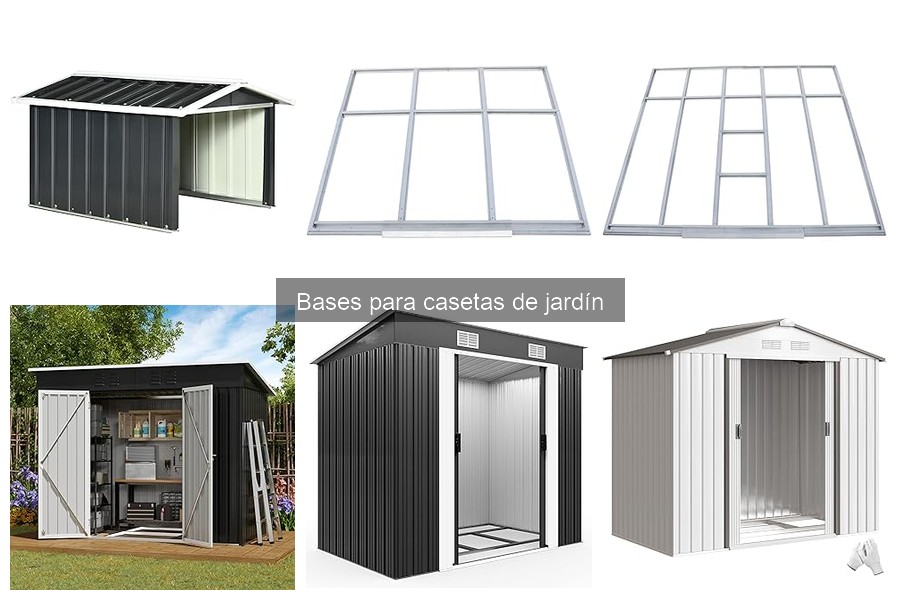 Comparativa: Bases y Plataformas para Casetas de Jardín