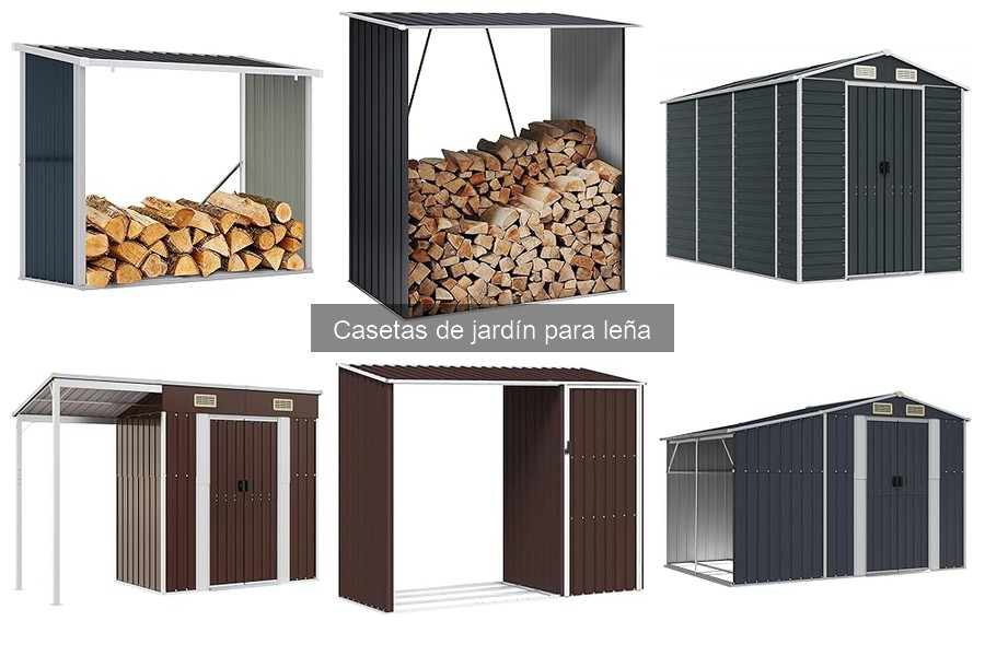 Comparativa: Casetas de madera vs metal para leña
