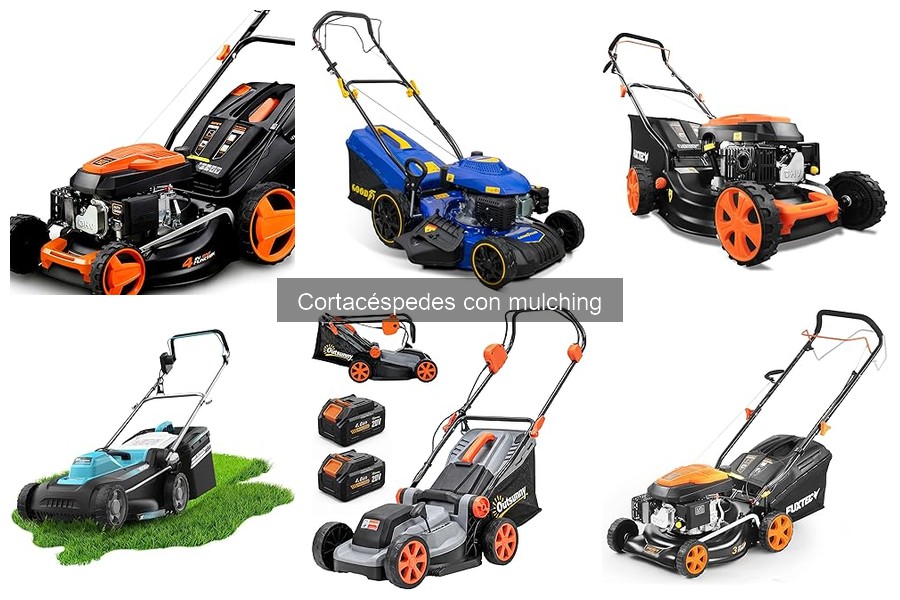 Comparativa: Cortacéspedes con y sin mulching