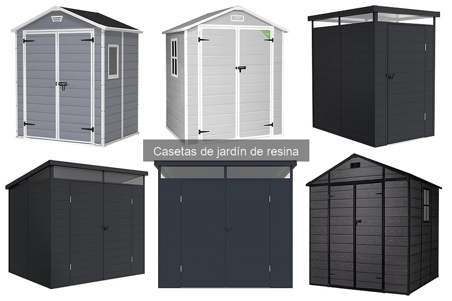 Comparativa de casetas de jardín de resina: Venta-Unica, Keter y Wasabi