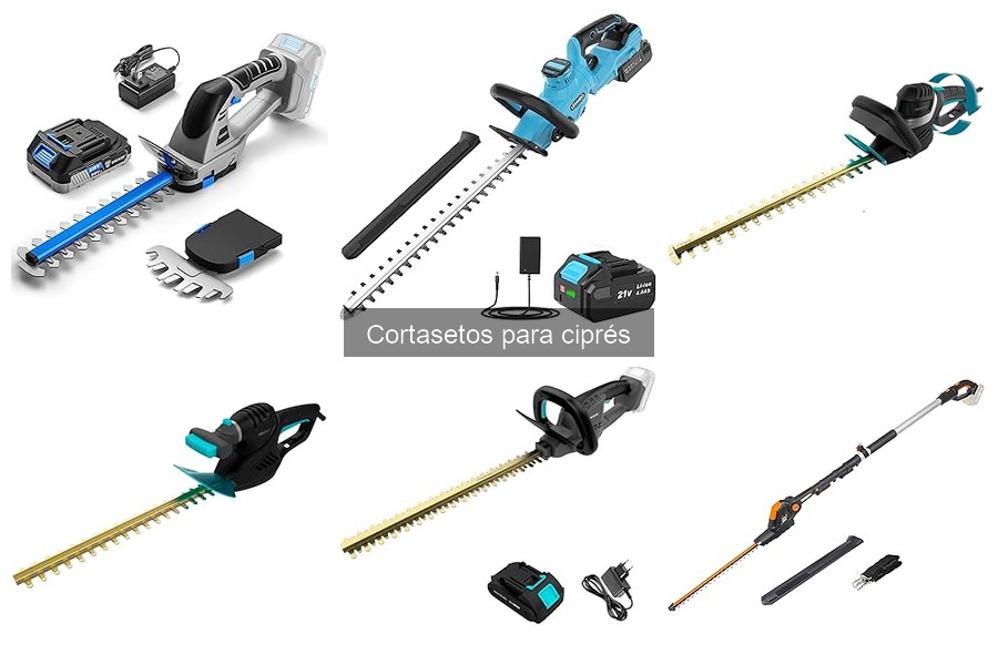 Comparativa de Cortasetos Manuales y Eléctricos para Cipreses
