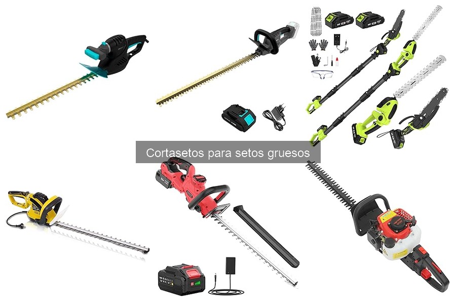 Comparativa de Cortasetos para Setos Gruesos: Mejores Marcas