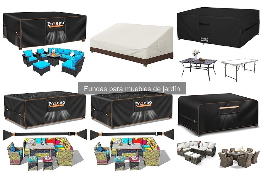 Comparativa de Fundas para Muebles de Jardín por Materiales