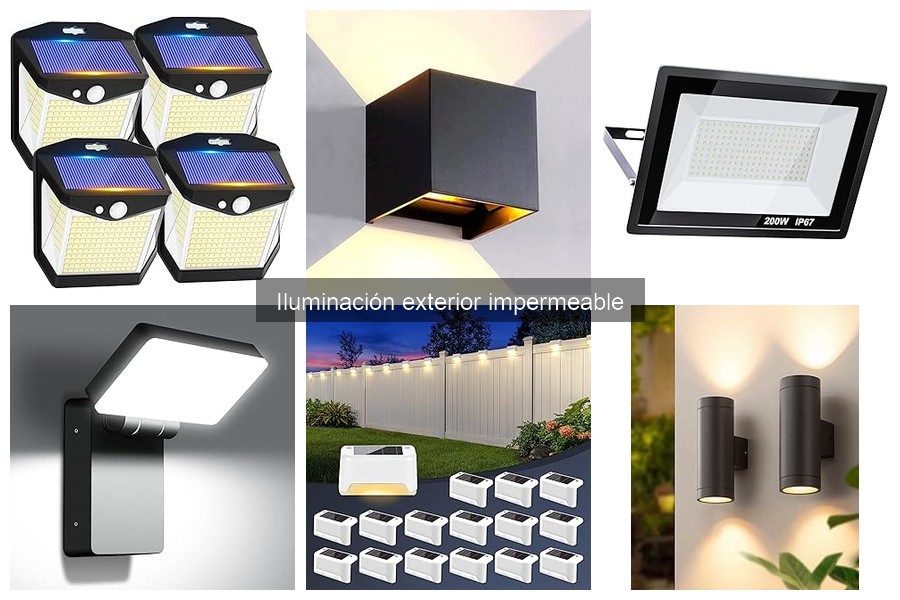 Comparativa de Iluminación LED vs Halógena Impermeable