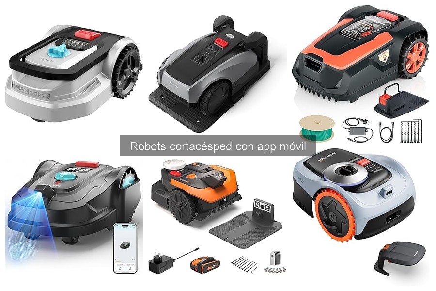 Comparativa de los Mejores Robots Cortacésped con App Móvil