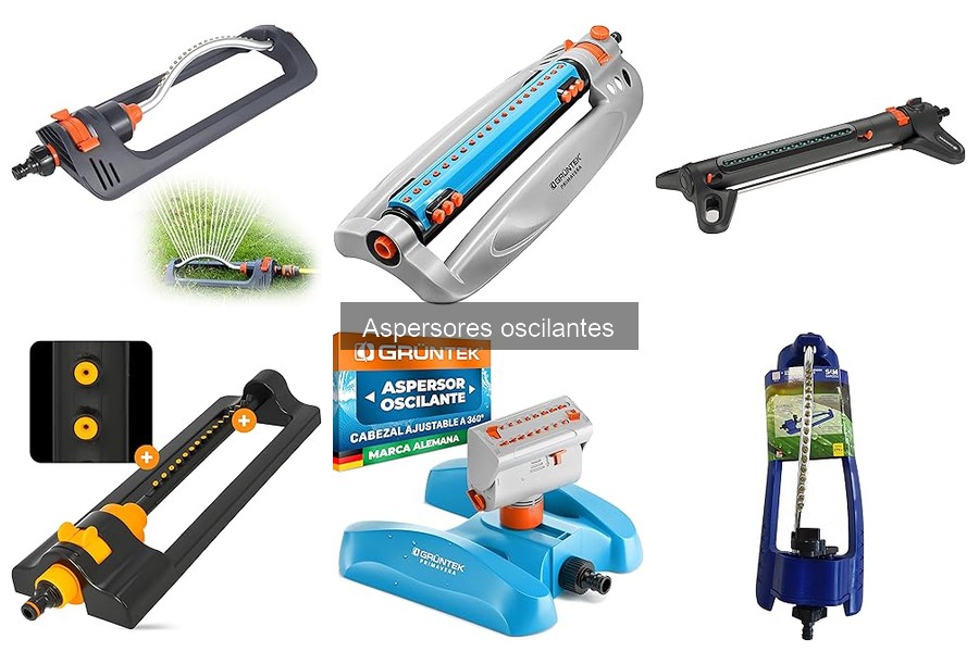Comparativa de marcas de aspersores oscilantes para tu jardín