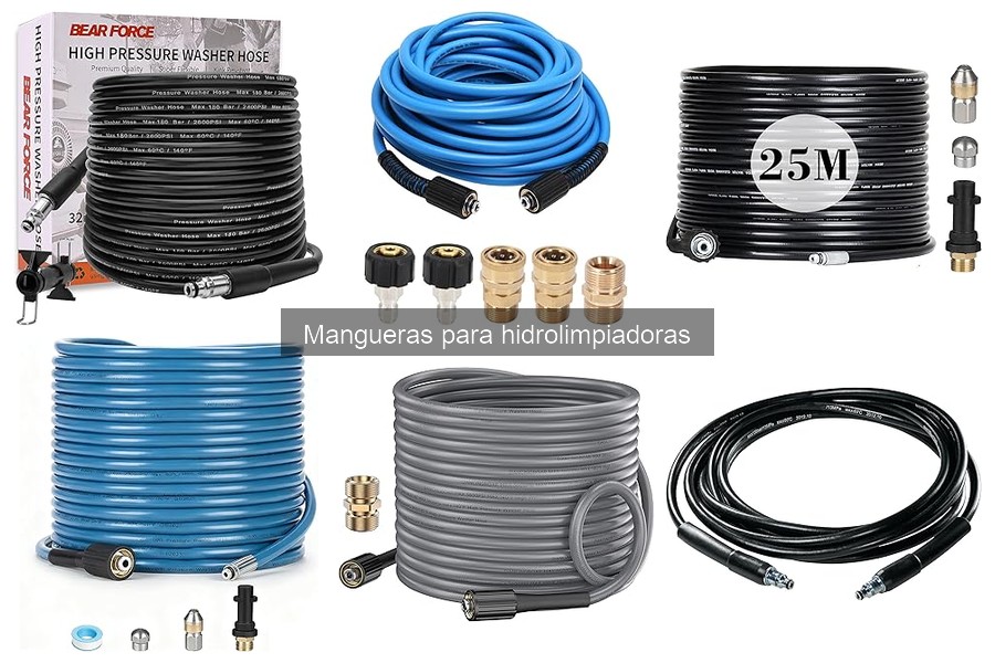 Comparativa de materiales de mangueras para hidrolimpiadoras