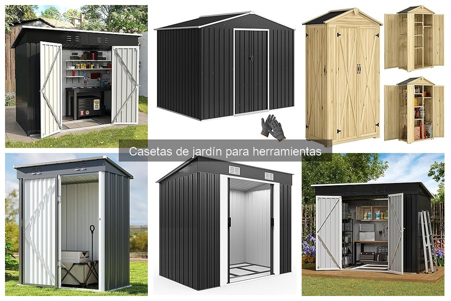 Comparativa de materiales para casetas de jardín: madera, metal y plástico