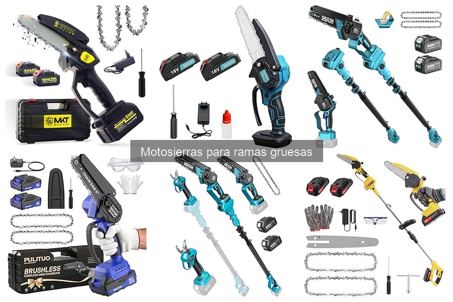Comparativa de Motosierras para Ramas Gruesas: Mejores Modelos