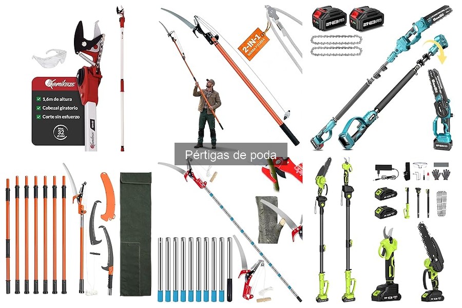 Comparativa de Pértigas de Poda Manuales y Eléctricas