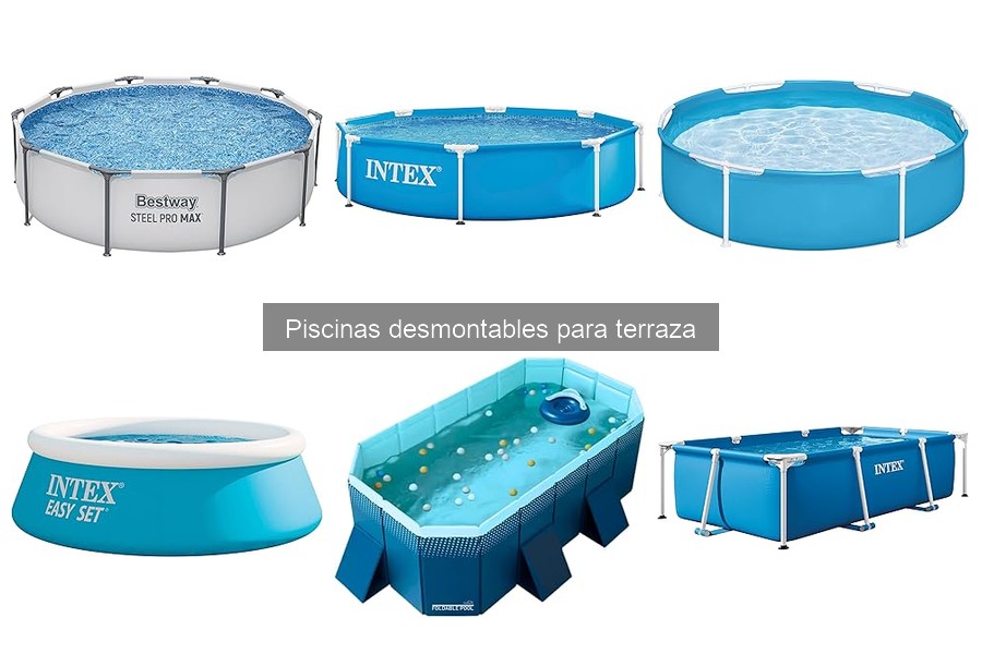 Comparativa de Piscinas Desmontables para Terraza: Intex vs Bestway