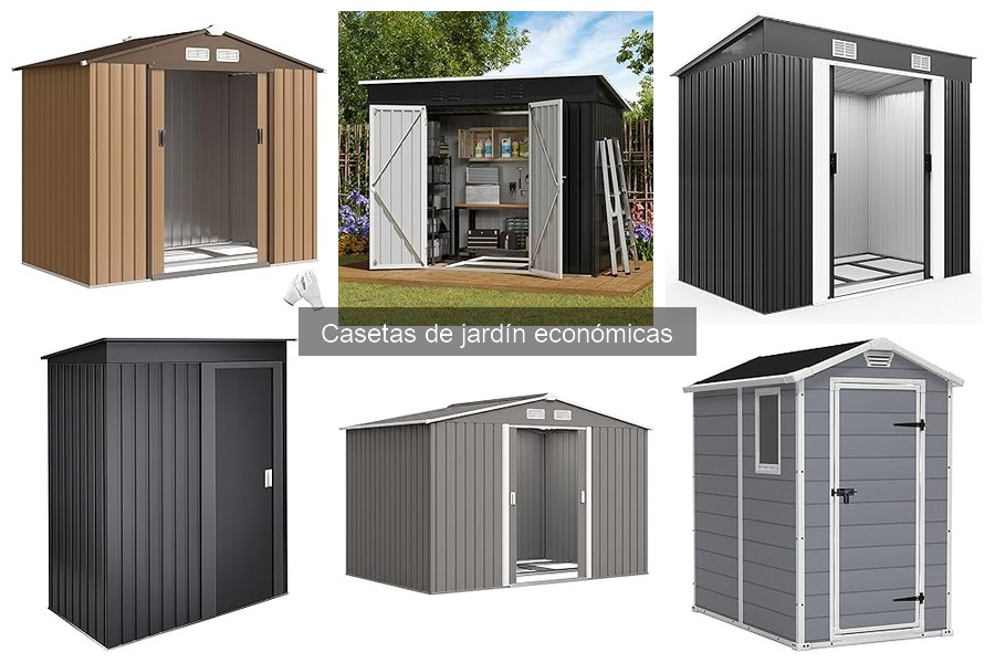 Comparativa de precios de casetas de jardín económicas