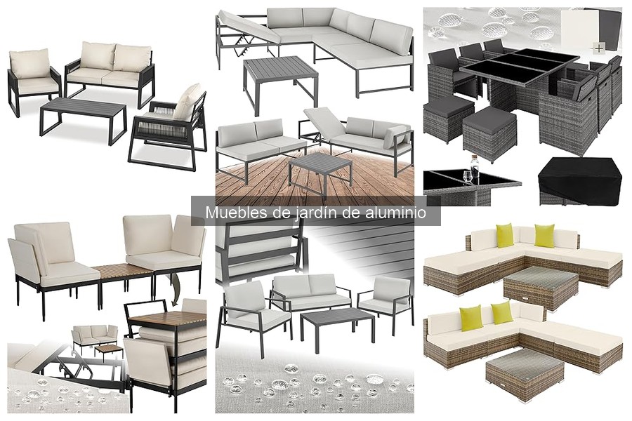 Comparativa de Precios de Muebles de Jardín de Aluminio