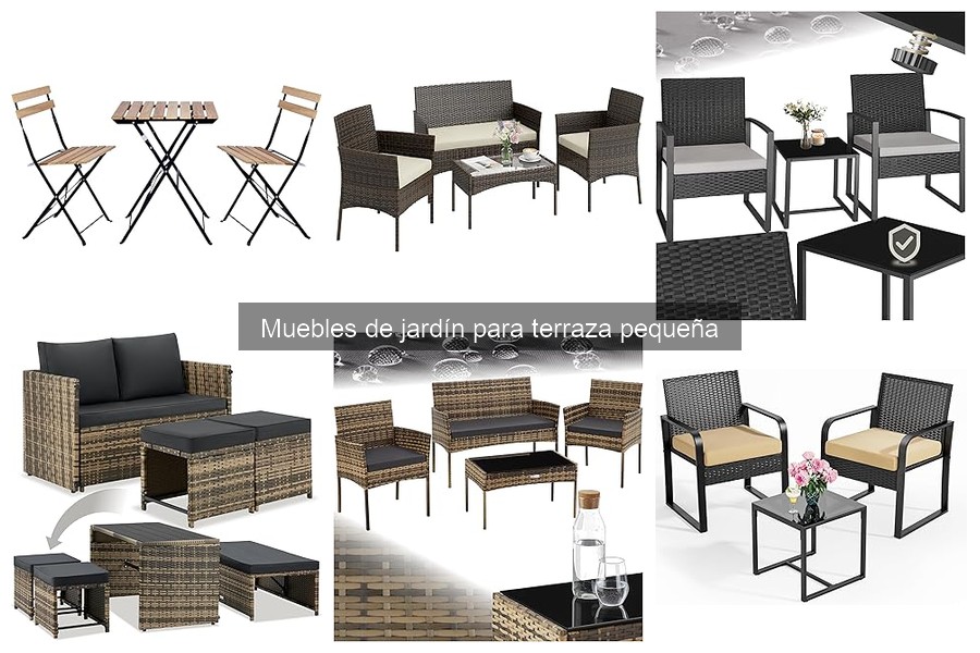 Comparativa de Precios de Muebles para Terraza Pequeña