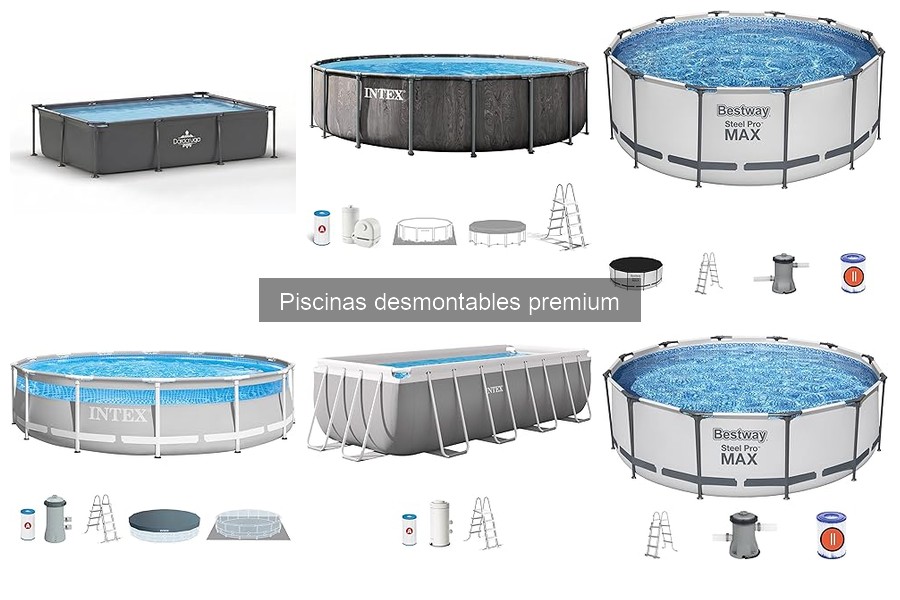 Comparativa de precios de piscinas desmontables premium