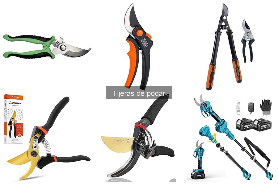 Comparativa de Tijeras de Podar: Gonicc, BLACK+DECKER y Altuna