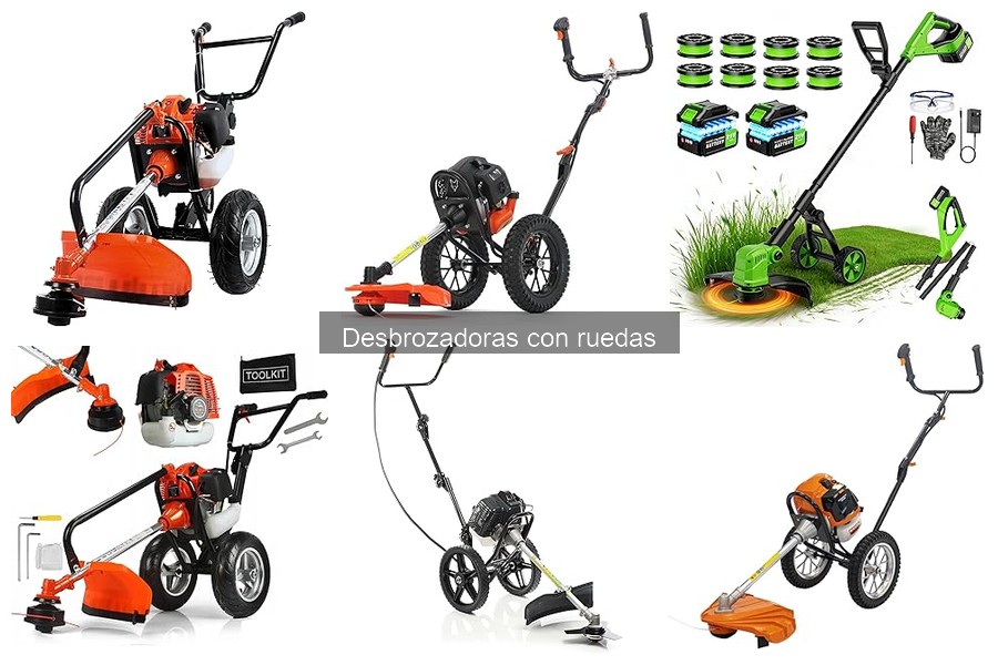 Comparativa: Desbrozadoras con ruedas vs. manuales