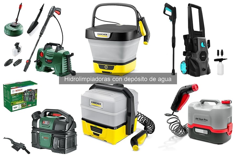 Comparativa Hidrolimpiadoras: Con vs Sin Depósito de Agua