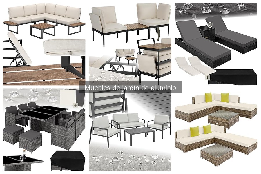Comparativa Muebles de Jardín de Aluminio y Plegables