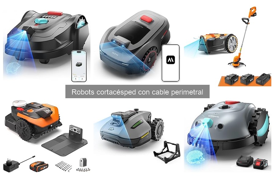 Comparativa: Robots cortacésped con y sin cable perimetral