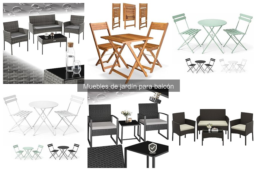 Consejos de mantenimiento para muebles de jardín en balcón