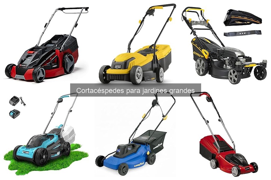 Consumo de combustible en cortacéspedes de gasolina para grandes jardines