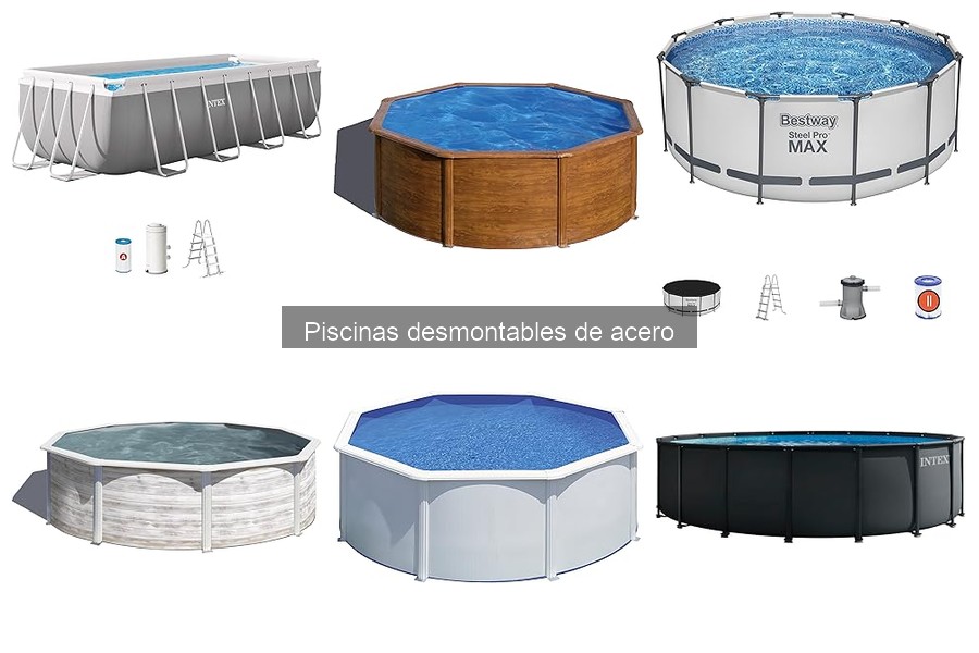 Coste Promedio de Piscinas Desmontables de Acero en 2023