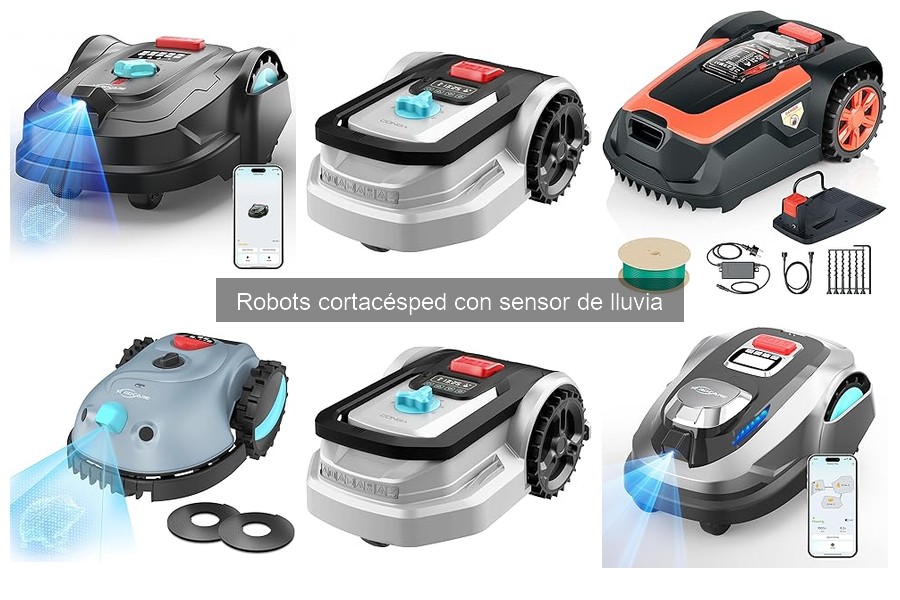 Costos promedio de robots cortacésped con sensor de lluvia