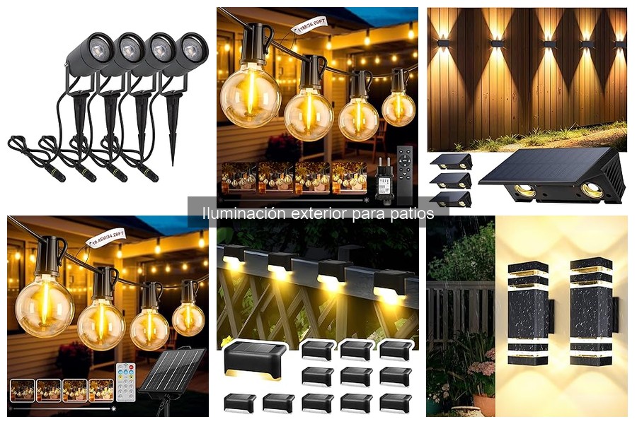 ¿Cuánto cuesta la iluminación exterior para patios? Guía de precios