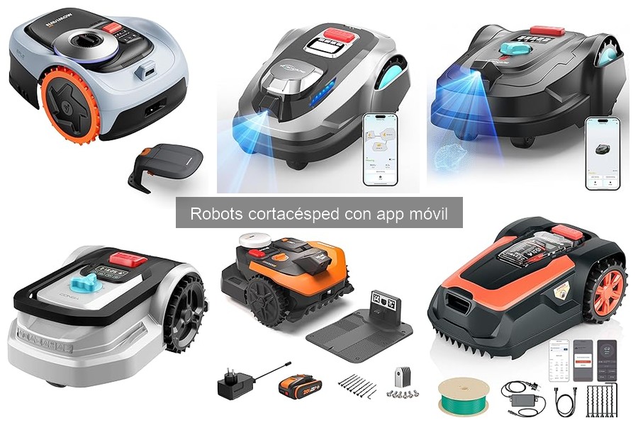 ¿Cuánto cuesta un robot cortacésped con app móvil?