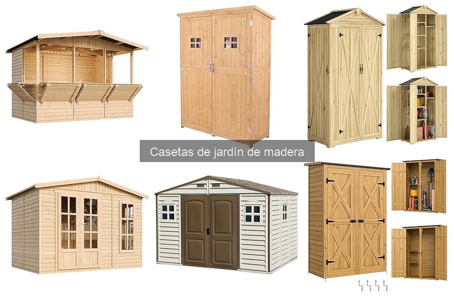 ¿Cuánto cuesta una caseta de jardín de madera?