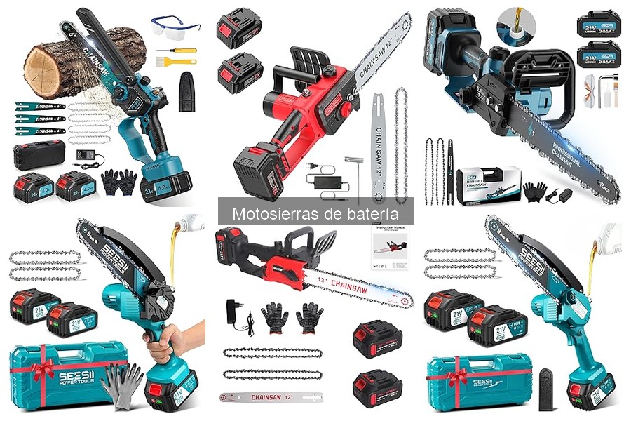 ¿Cuánto dura la batería de una motosierra de batería?