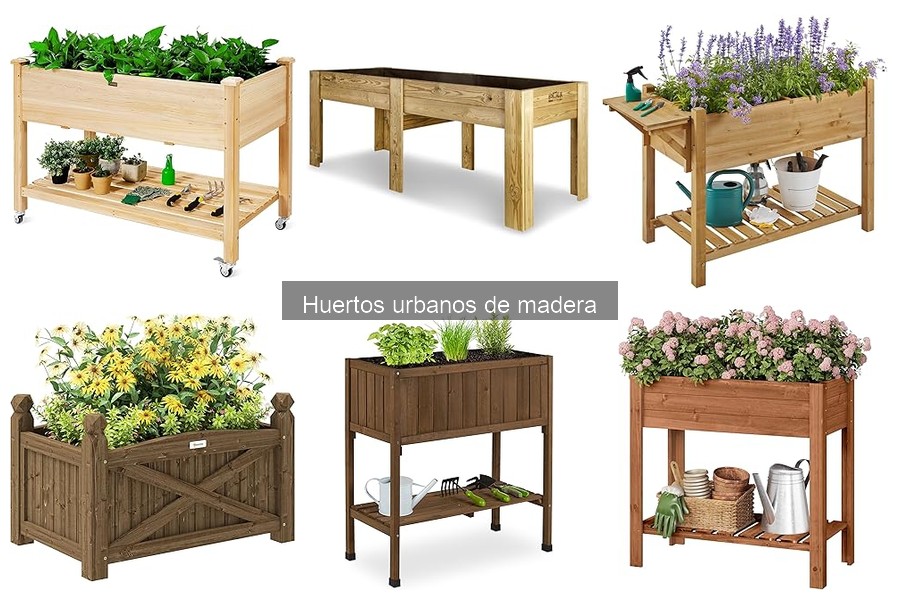 Cuidados para huertos urbanos de madera en climas extremos