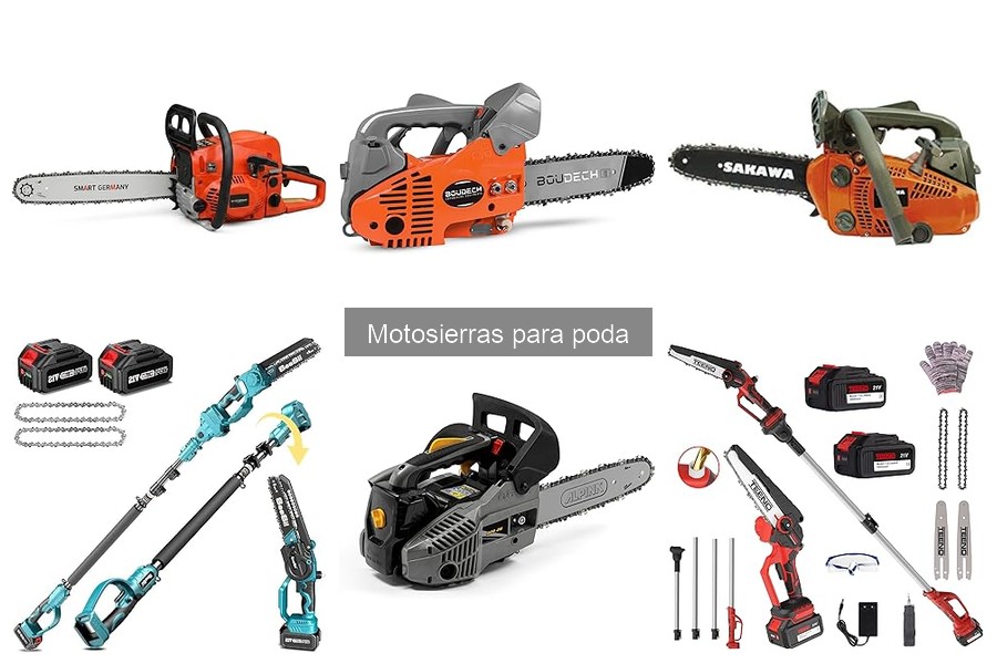 Diferencias entre motosierras domésticas y profesionales
