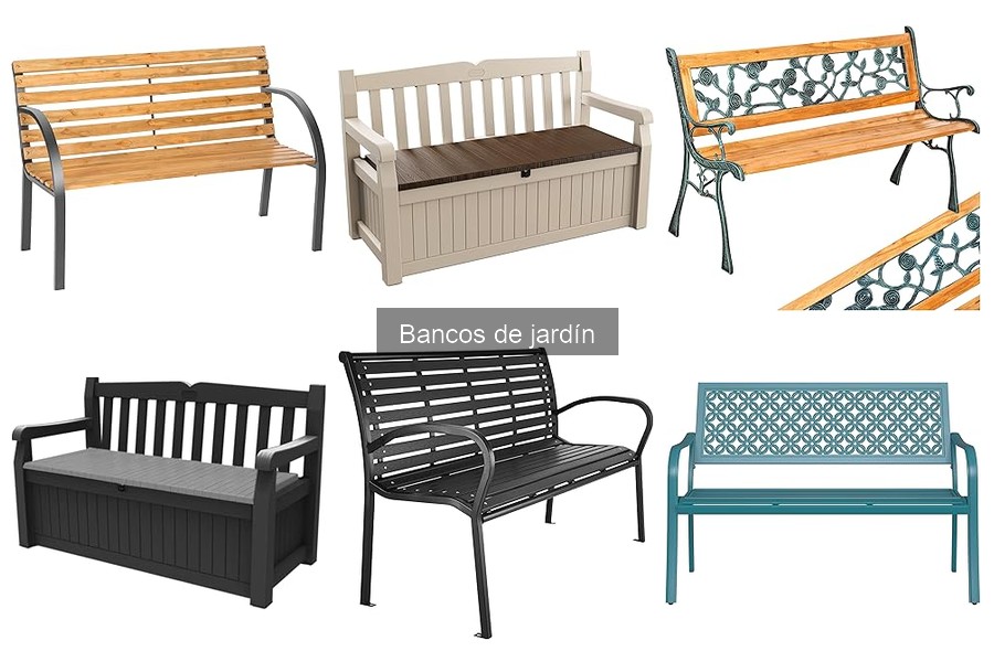 Dónde comprar bancos de jardín en oferta: mejores opciones