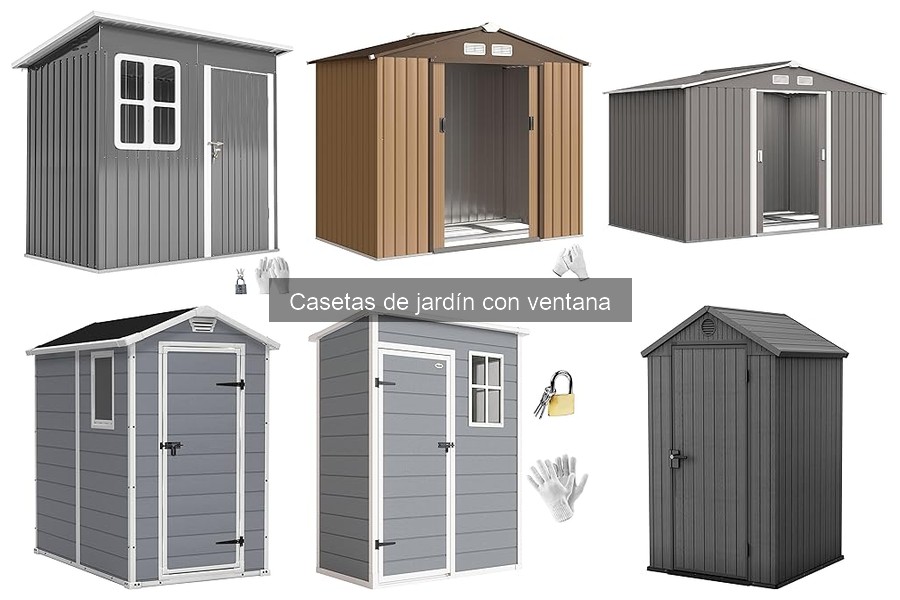 Dónde comprar casetas de jardín con ventana online