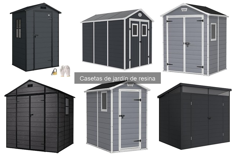 Dónde comprar casetas de jardín de resina: Mejores opciones
