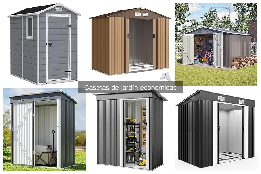 Dónde comprar casetas de jardín económicas y efectivas