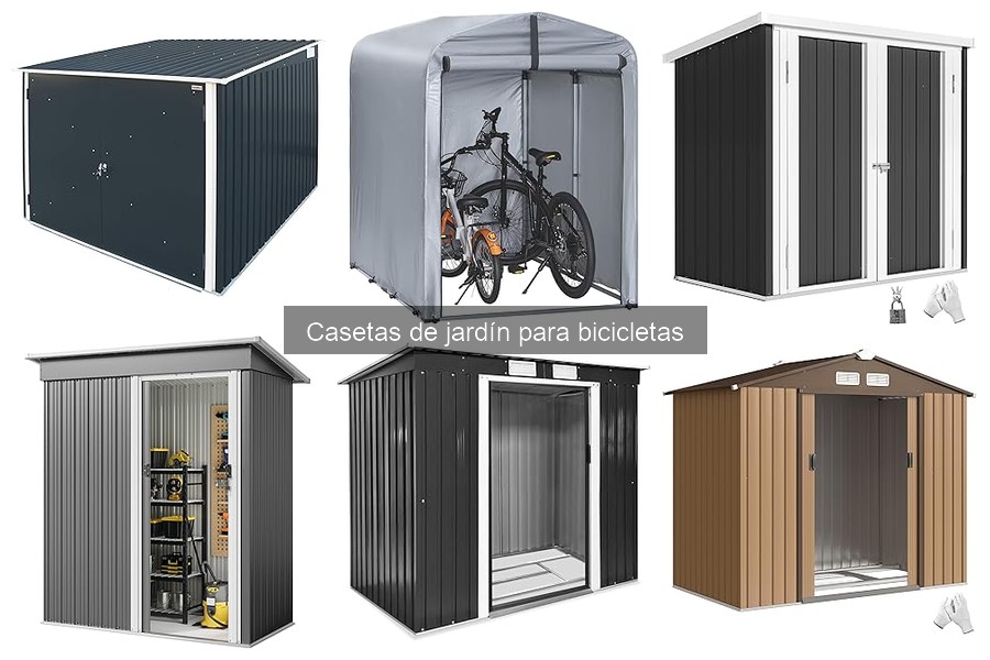 Dónde comprar casetas de jardín para bicicletas económicas