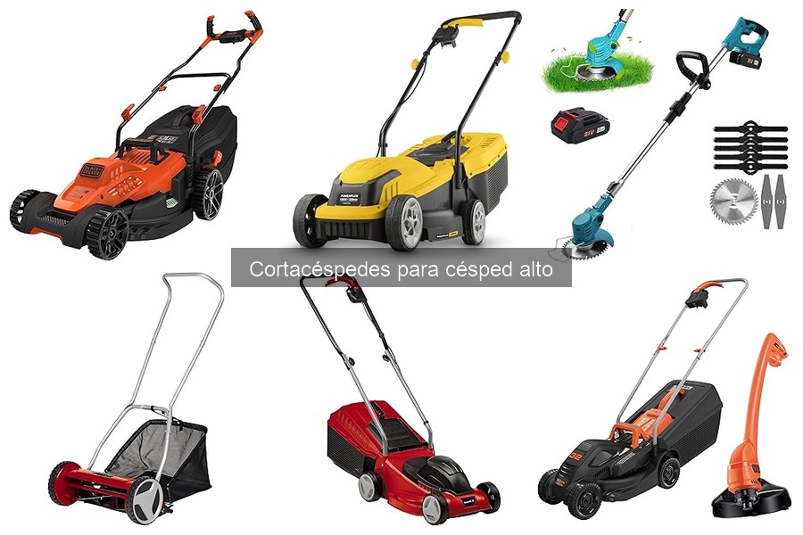 Dónde comprar cortacéspedes para césped alto: Mejores opciones