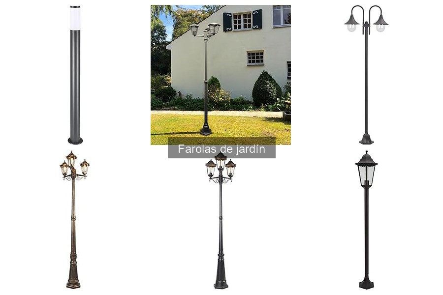 Dónde comprar farolas de jardín a buen precio