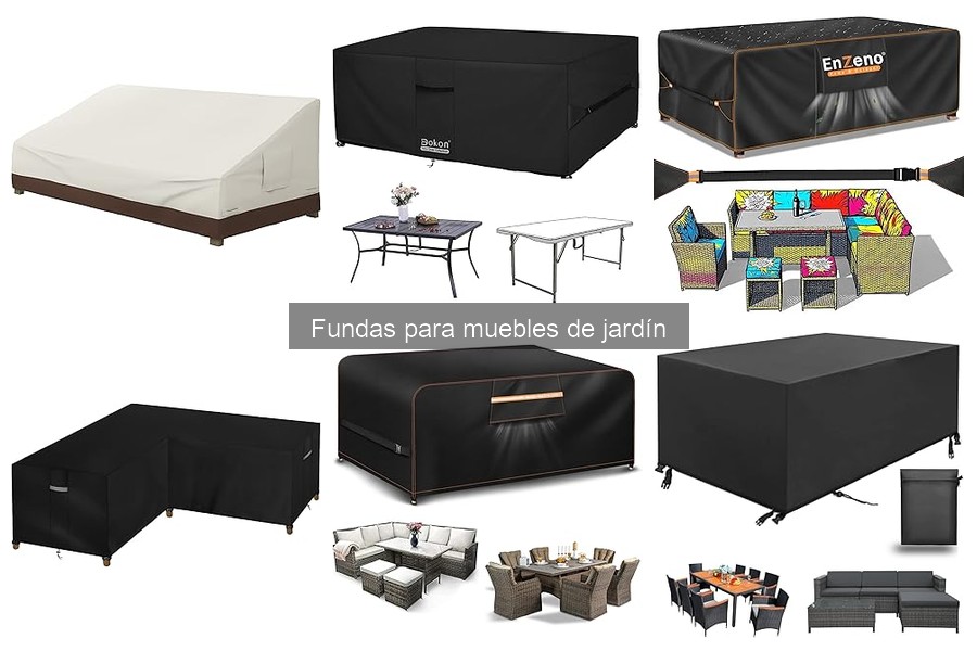 Dónde comprar fundas para muebles de jardín: mejores opciones
