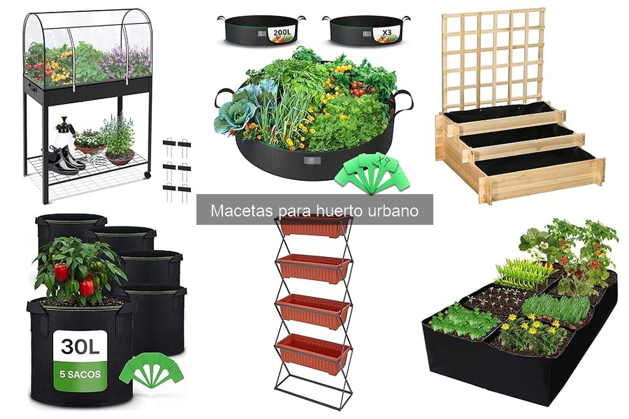 Dónde comprar macetas para huerto urbano a buen precio