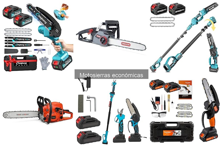 Dónde comprar motosierras económicas en línea: mejores opciones